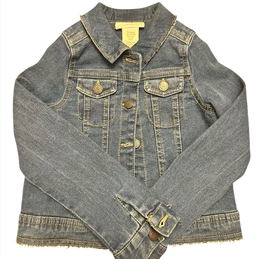 Upcycled jean jacket - Picture 2 of 3